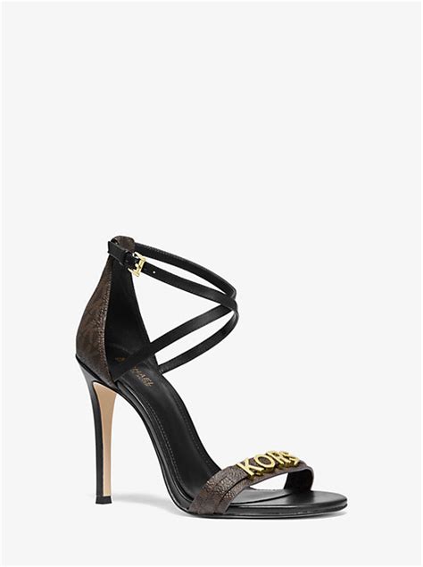 goldie logo sandal michael kors|MICHAEL Michael Kors Gold Sandals + FREE SHIPPING.